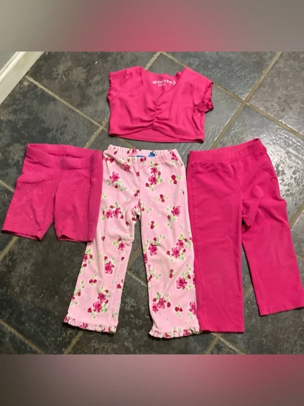 Girls 4T Pretty in Pink Bundle - 4-Piece Mix